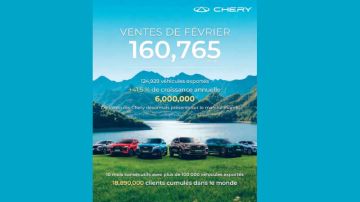 CHERY أول علامة صينية تتجاوز صادراتها 6 ملايين سيارة CHERY أول علامة صينية تتجاوز صادراتها 6 ملايين سيارة