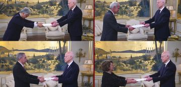 قرطاج: الرئيس يتسلم أوراق اعتماد 5 سفراء أجانب جدد