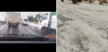 تساقط التبروري على الطريق السريعة حمامات تونس. حشاد يؤكد أنها ظاهرة غير غريبة