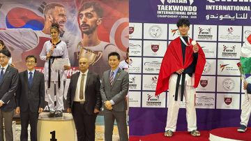 9 عناصر تمثل التايكواندو التونسي في المحفل العالمي بطشقند 9 عناصر تمثل التايكواندو التونسي في المحفل العالمي بطشقند