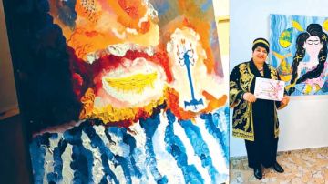 الفنانة التشكيلية ملاك بن أحمد ... تقتحم مناخات الحلم بفرشاة ترمم جراحات الروح وبقايا الألـم