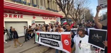 تضامنا مع الأسرى الفلسطينيين: مسيرة مهيبة في شوارع تونس
