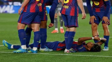 قد يغيب عن المونديال..  أنباء صادمة بشأن إصابة لامين جمال 