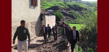 انزلاق أرضي: السلطة بجندوبة تأذن باخلاء مسكنين و ايواء المعنيين