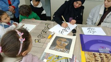 افتتاح المشروع الفني وادي الليل مدينة للخط العربي 