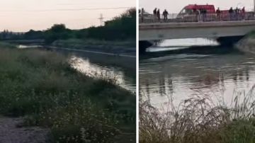 غرق شخص ونجاة اثنين في حادث انزلاق سيارة في قنال مياه الشمال