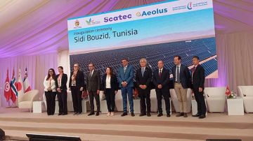 المزونة... تدشين محطة توليد الكهرباء من الطاقة الشمسية