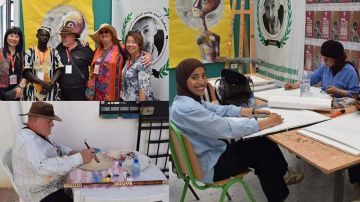 مارث .. محفل الألوان ... في ملتقى الفنون التشكيلية