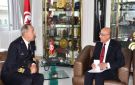 وزير الدفاع يستقبل رئيس أركان البحرية الإيطالية 