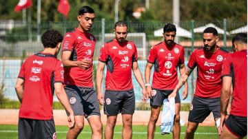 وفد المنتخب الوطني التونسي يصل فيينا وفد المنتخب الوطني التونسي يصل فيينا