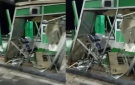 شاحنة تتسبب في تحطيم محطة الإستخلاص بمساكن