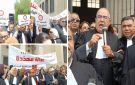 المحامون يحتجون ضد وزارة العدل - tn