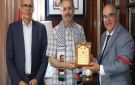 تضامنا مع فلسطين عميد المحامين يستقبل عضو المكتب السياسي لحركة الجهاد الإسلامي