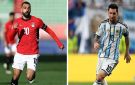 الحكم يلغي هدفا لمصر بعد احتساب خطأ على مروان عطية