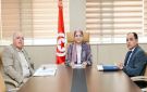 جلسة عمل بين وزيرة العدل ومدير المعهد الأعلى للمحاماة - tn