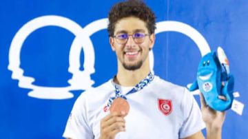 أحمد الجوادي يحرز برونزية سباق 800 سباحة حرة لدورة ألعاب المتوسطية أحمد الجوادي يحرز برونزية سباق 800 سباحة حرة لدورة ألعاب المتوسطية
