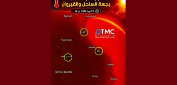 مرصد الطقس و المناخ: حرارة مرتفعة جدا بالساحل و القيروان مرصد الطقس و المناخ: حرارة مرتفعة جدا بالساحل و القيروان