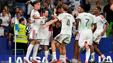 ريال مدريد يفتتح الموسم بفوز في الدقيقة 90 ريال مدريد يفتتح الموسم بفوز في الدقيقة 90