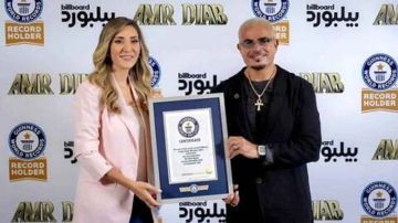 عمرو دياب يدخل موسوعة غينيس مجددا عمرو دياب يدخل موسوعة غينيس مجددا