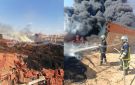 صفاقس: السيطرة على حريق هائل بمخزن للعجلات المطاطية - tn