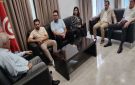 لقاء ممثلي منظمة الأطباء الشبان مع صلاح الدين السالمي عن اتحاد الشغل