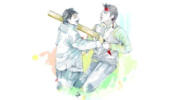 أب وابنه يعتديان بالضرب على شاب.. و المحكمة تعوضه بـ 30 ألف درهم