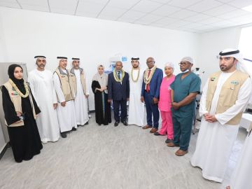 بتوجيهات الشيخة فاطمة.. الهلال الأحمر يفتتح مشاريع أم الإمارات الصحية في جزيرة أنجوان بجزر القمر
