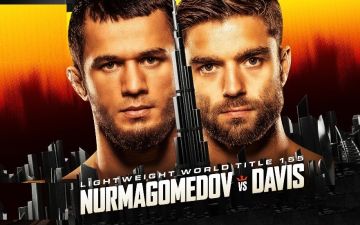 نورمحمدوف يحمي لقبه أمام بطل العالم ألفي ديفيس في دبي نورمحمدوف يحمي لقبه أمام بطل العالم ألفي ديفيس في دبي