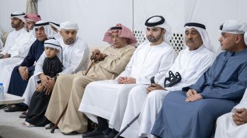 منصور بن محمد يعزي في وفاة نهيه مرزوق راشد الرشدان