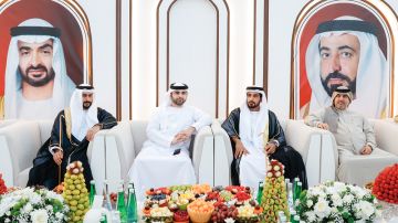 منصور بن محمد يحضر أفراح الكتبي والفلاسي والسويدي