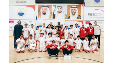 الشارقة (ب) يُتوَّج بلقب بطولة براعم اليد