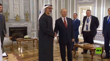 بوتين يلتقي ولي عهد أبوظبي في مينسك ويبحثان تعزيز التعاون مع الاتحاد الأوراسي