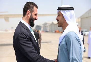 الشرع يصل في زيارة رسمية إلى الإمارات