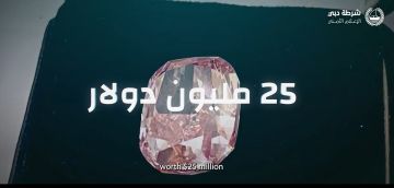 قيمتها 25 مليون دولار.. شرطة دبي تكشف تفاصيل إحباط تهريب ماسة وردية نادرة