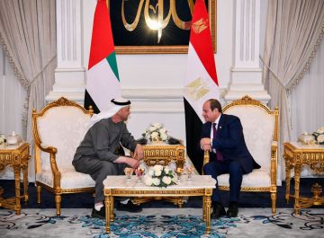  في زيارة أخوية .. محمد بن زايد يصل مصر والسيسي في مقدمة مستقبليه