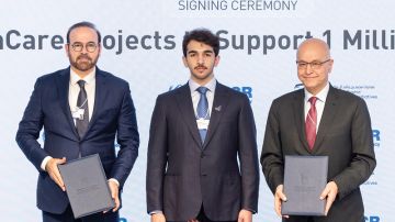 مبادرات محمد بن راشد تتعهد بدعم المشاريع الصحية لمفوضية اللاجئين حول العالم مبادرات محمد بن راشد تتعهد بدعم المشاريع الصحية لمفوضية اللاجئين حول العالم