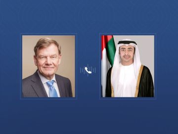 عبدالله بن زايد يبحث هاتفيا مع وزير خارجية ألمانيا التطورات الإقليمية عبدالله بن زايد يبحث هاتفيا مع وزير خارجية ألمانيا التطورات الإقليمية