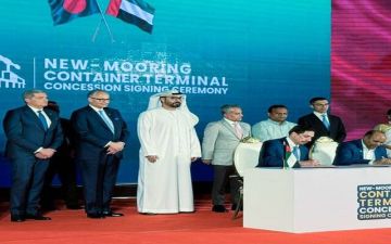 موانئ دبي العالمية تدير محطة حاويات جديدة في ميناء شيتاغونغ لمدة 15 عاما موانئ دبي العالمية تدير محطة حاويات جديدة في ميناء شيتاغونغ لمدة 15 عاما