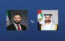 محمد بن زايد والرئيس السوري يبحثان التطورات الإقليمية