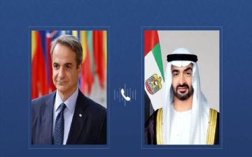 محمد بن زايد ورئيس وزراء اليونان يبحثان تعزيز الشراكة الاستراتيجية