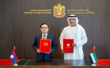 الإمارات ولاوس تبحثان تعزيز التعاون الاقتصادي والاستثماري الإمارات ولاوس تبحثان تعزيز التعاون الاقتصادي والاستثماري