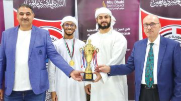 غيث النعيمي يظفر بلقب بطولة نادي العين للشطرنج