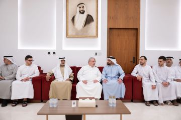 سيف بن زايد و نهيان بن مبارك يعزيان في وفاة آلاء نادر مشتهى سيف بن زايد و نهيان بن مبارك يعزيان في وفاة آلاء نادر مشتهى