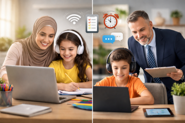 أسبوعان خلف الشاشات.. التعليم عن بعد يختبر قدرات المدارس وذوي الطلبة