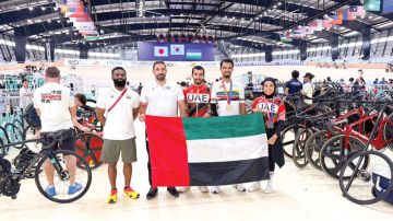 ذهبية وبرونزية ترفعان رصيد الإمارات إلى 4 ميداليات في آسيوية المضمار ذهبية وبرونزية ترفعان رصيد الإمارات إلى 4 ميداليات في آسيوية المضمار