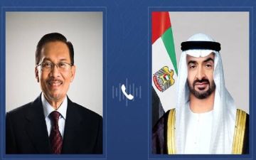 محمد بن زايد يبحث مع قادة دوليين تداعيات التصعيد بالمنطقة