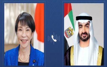 محمد بن زايد ورئيسة وزراء اليابان يبحثان تعزيز الشراكة والتطورات الإقليمية