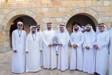 ولي عهد رأس الخيمة يفتتح متحف جمعية الشحوح للثقافة والتراث بمناسبة يوم التراث العالمي