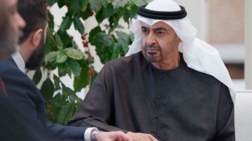  لبيت .. كلمة من محمد بن زايد يكشفها أحمد الشرع لحظة تقديمه طلبا