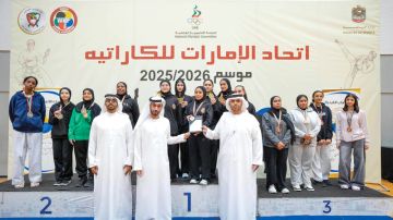شباب الأهلي والشارقة يقتسمان ألقاب دوري الكاراتيه